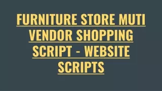 furniture store muti vendor shopping script website scripts