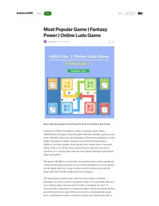 Ludo Game Online