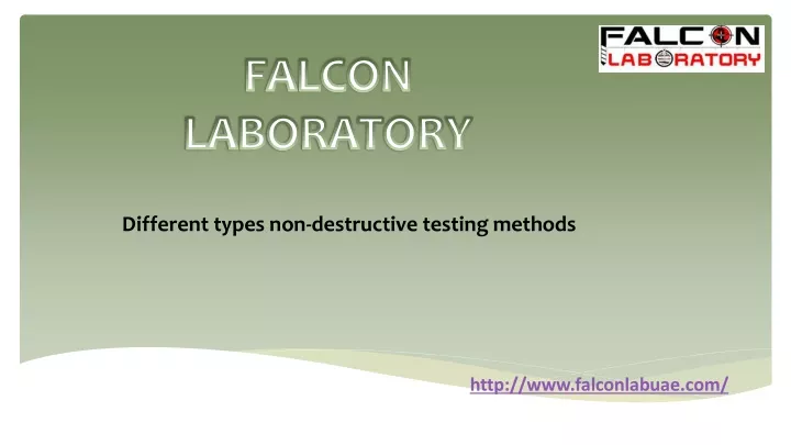 different types non destructive testing methods