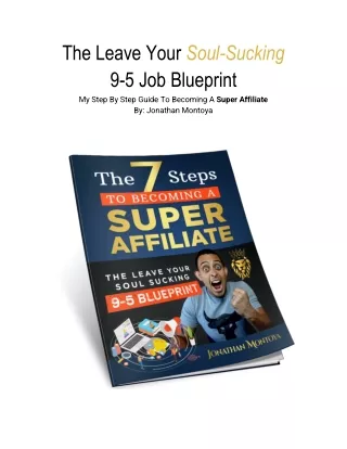 the leave your soul sucking 9 5 job blueprint