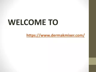 Dermak Machinery | Dosing Systems, PVC Mixers