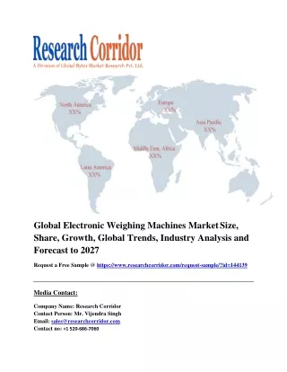 global electronic weighing machines market size
