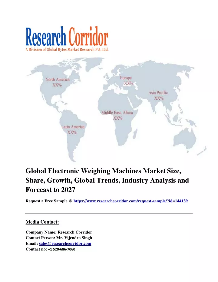 global electronic weighing machines market size