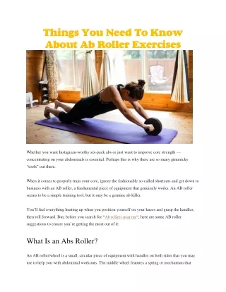 Ab rollers near me