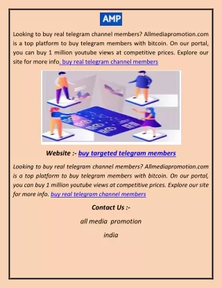 looking to buy real telegram channel members