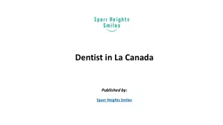 Dentist in La Canada