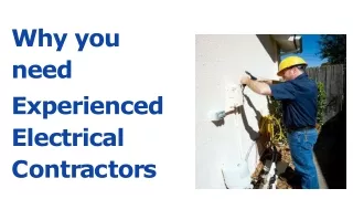 why you need experienced electrical