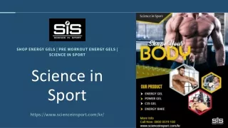 Shop Energy Gels  Pre Workout Energy Gels  Science In Sport