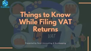 Things to Know While Filing VAT Returns