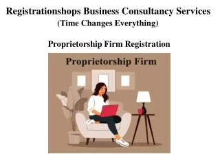 Proprietorship Firm Registration