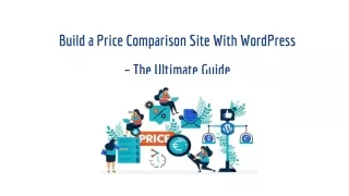 build a price comparison site with wordpress