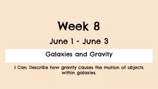 week 8 june 1 june 3