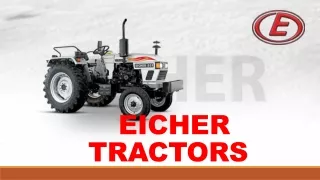 Test Tractor for Agriculture