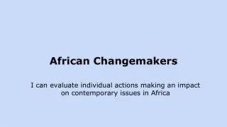 african changemakers