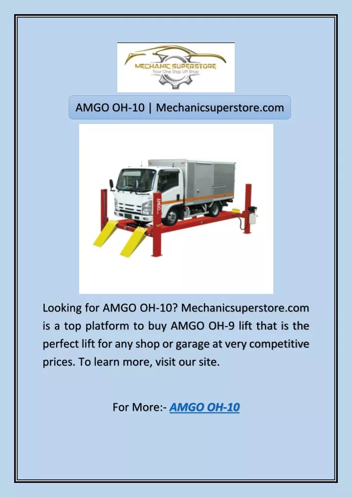 amgo oh 10 mechanicsuperstore com