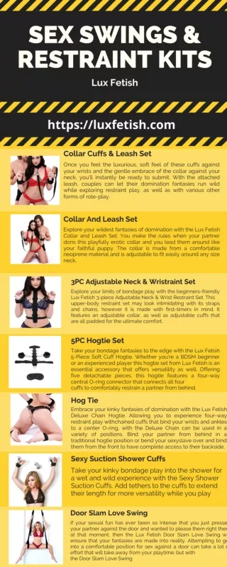 Sex Swings & Restraint Kits