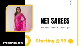 net sarees buy net sarees starting @ 99