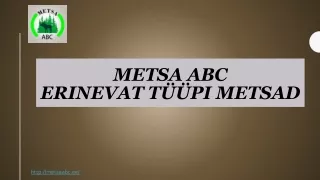 metsa abc erinevat t pi metsad
