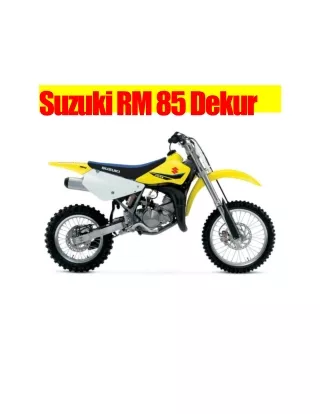 Suzuki RM 85 Dekor