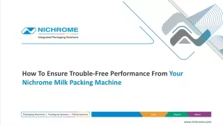 how to ensure trouble free performance from your