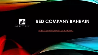 Bed Company Bahrain