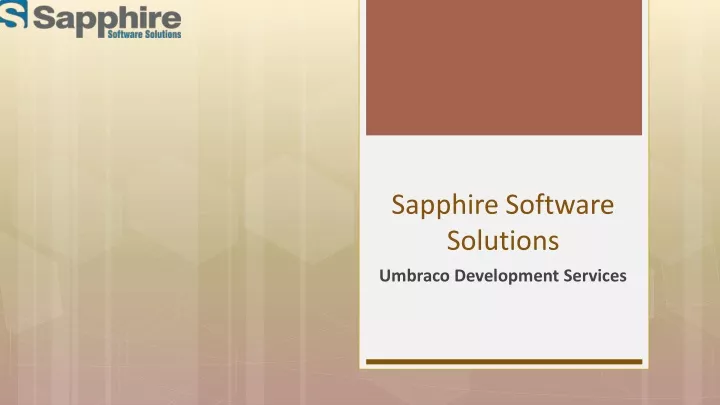 sapphire software solutions