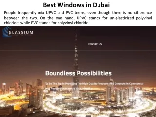 windows and doors in uae