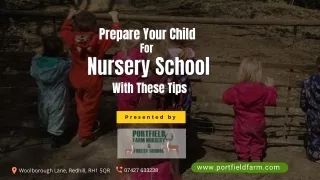 Prepare Your Child For Nursery School With These Tips