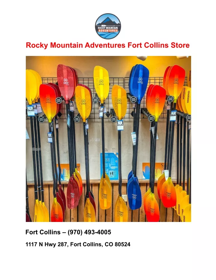 rocky mountain adventures fort collins store