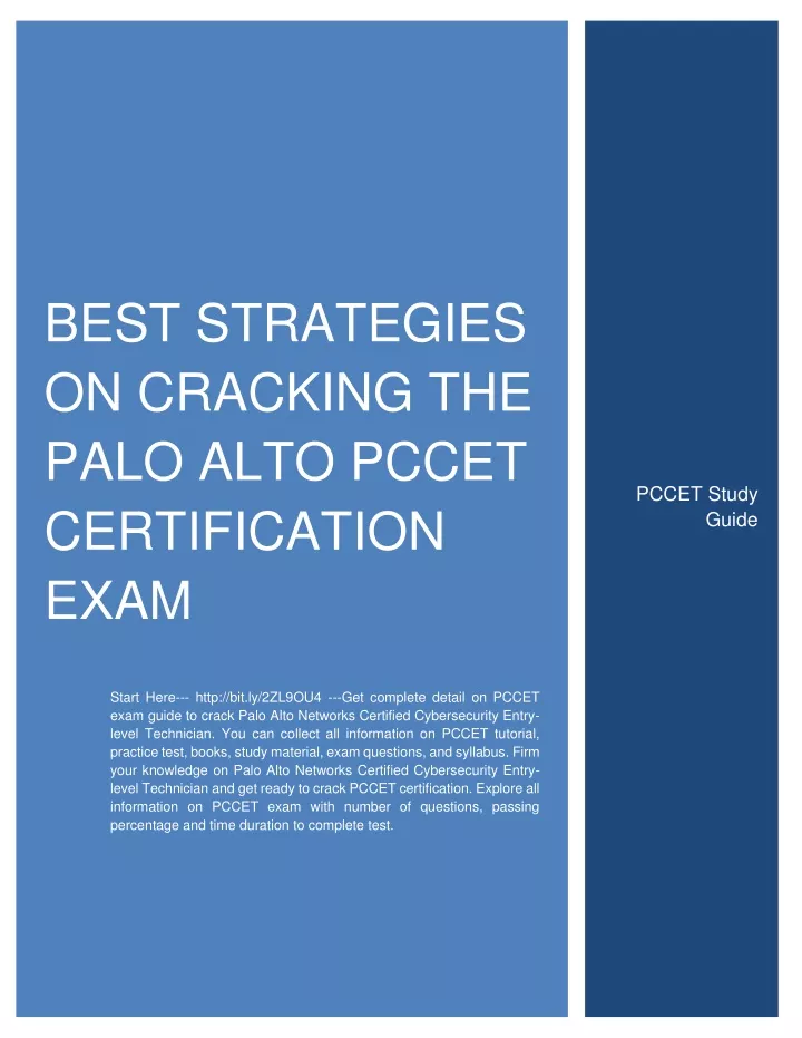 best strategies on cracking the palo alto pccet