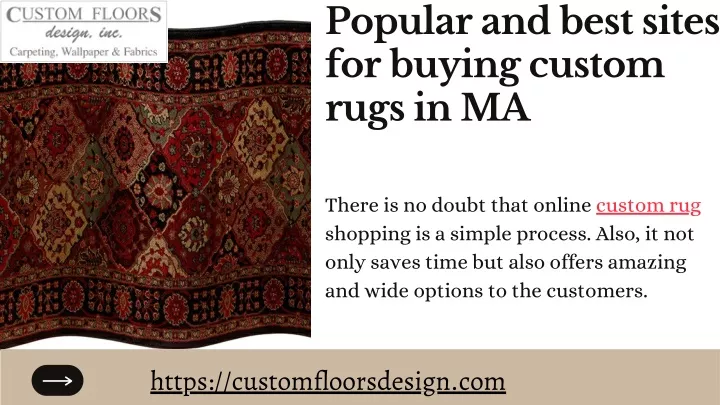 popular and best sites for buying custom rugs