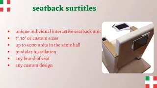 seatback surtitles
