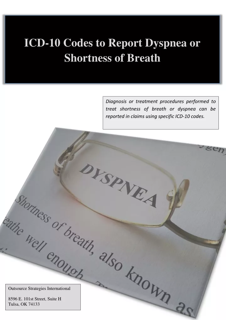 icd 10 codes to report dyspnea or shortness