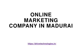 online Marketing Company In Madurai