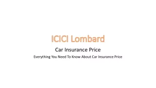 Know About Your Car Insurance Price Swiftly