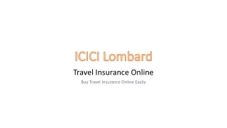 Buy Travel Insurance Online Easily