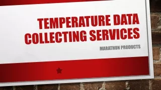 temperature data collecting services