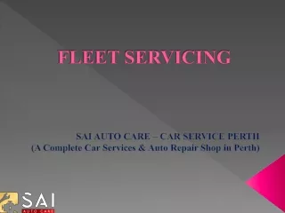 Australia's Best Fleet Vehicle Maintenance Service Provider In Perth