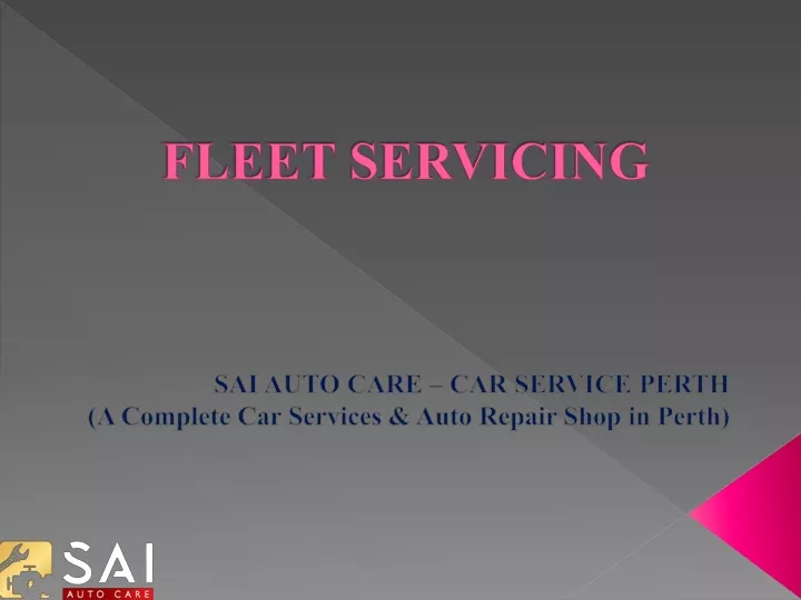 fleet servicing