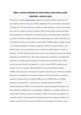bilbao anuncios clasificados de coches usados