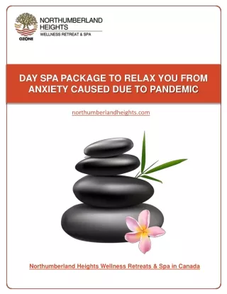Day spa package to Relax you from Anxiety Caused due to Pandemic