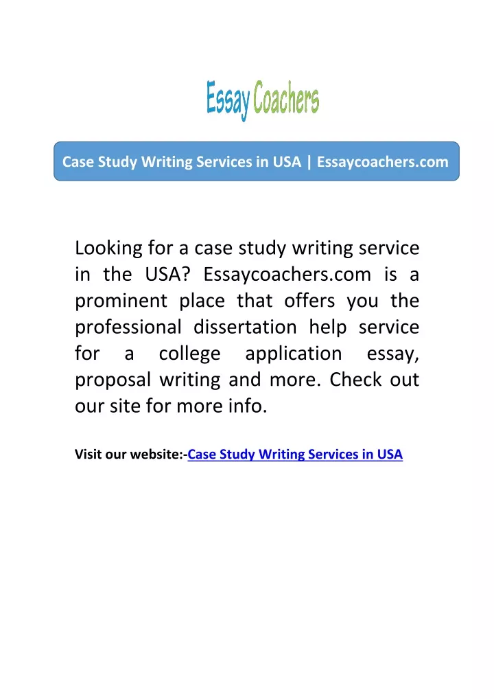 case study writing services in usa essaycoachers
