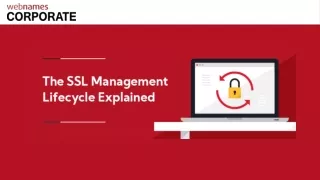 The SSL Management Lifecycle Explained