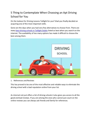 Driving Lessons Dublin | Best Car Driving School Dublin | Instructor