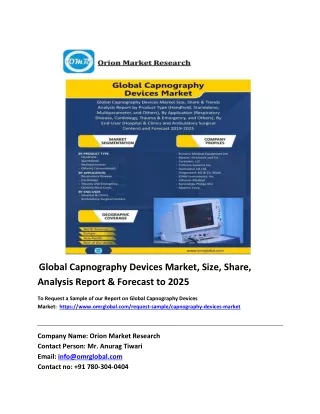 global capnography devices market size share