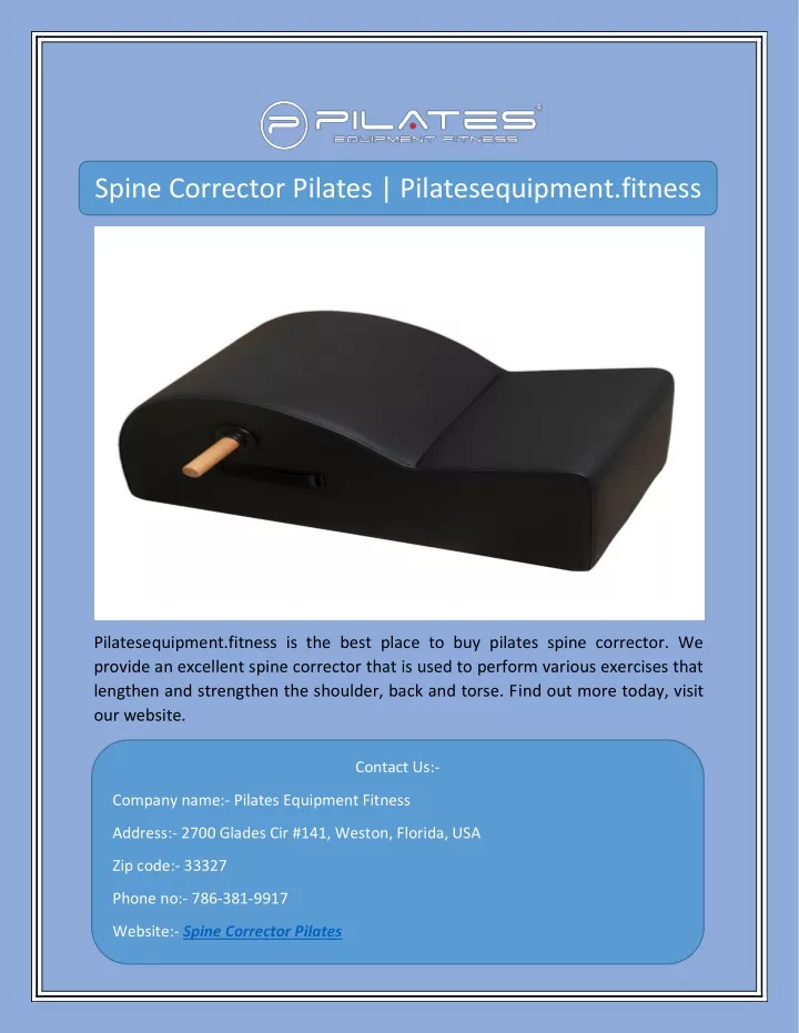 spine corrector pilates pilatesequipment fitness