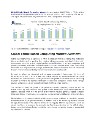 global fabric based computing market size