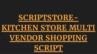 scriptstore kitchen store multi vendor shopping