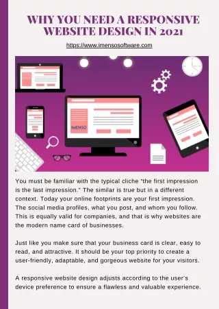 Why You Need a Responsive Website Design in 2021
