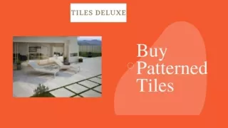 Pattern Tiles | Low Prices, Fast Delivery | TilesDeluxe